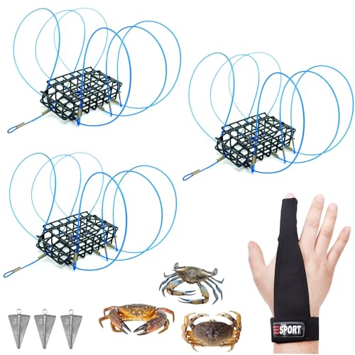 AQWXC 6-Loops Crab Trap - Complete Kit with Accessories