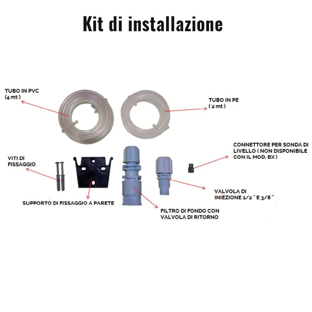 AcquaHOME® POMPA DOSATRICE ELETTROMAGNETICA ATENA PORTATA PROPOZIONALE 5 L/H - 8 BAR - ANALOGICA/DIGITALE - INJECTA (AT-MT2, digitale a portata proporzionale)
