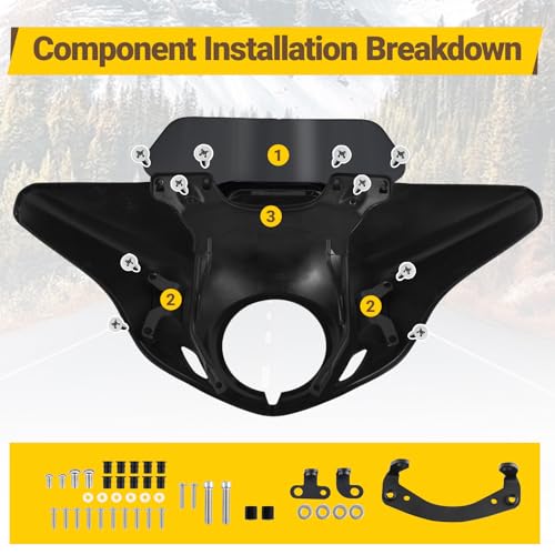 Lorababer Windscreen Headlight Cover