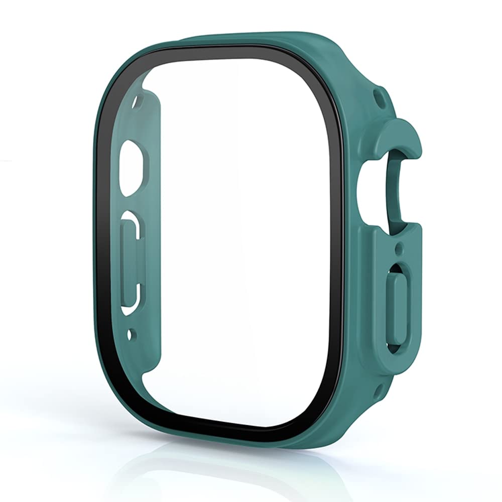 Verre trempé Apple Watch Ultra 49mm antichoc et coque bumper anti-rayures