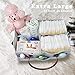 Baby Diaper Caddy Organizer, Yooyo Nursery Storage Bin and Car Organizer for Diapers and Baby Wipes (Caddy N01)