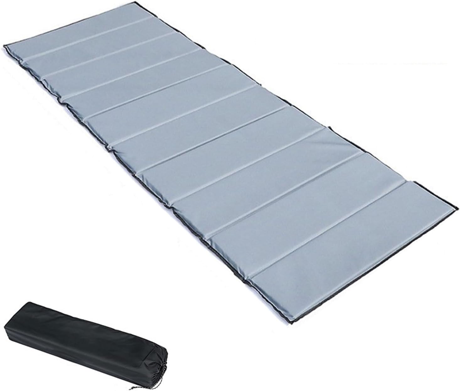 Camping Mattress Pad Foam Sleeping Mat Quilted Pads for Soft Comfortable Cot for Camp Rv Bunk Guest