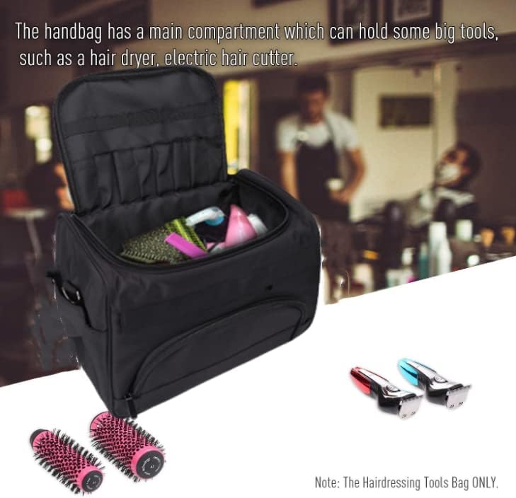 Hairdressing Tool Bag,Large Hairdressing Bag Hair Equipment Salon Storage bag with Shoulder
