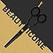 BEAUTICONE Hair Cutting & Thinning Scissors Set, Professional Barber Shears for Haircut Men/Women, Beard & Mustache Trimming Stainless Steel Hairdressing Scissors, Fixed Screw