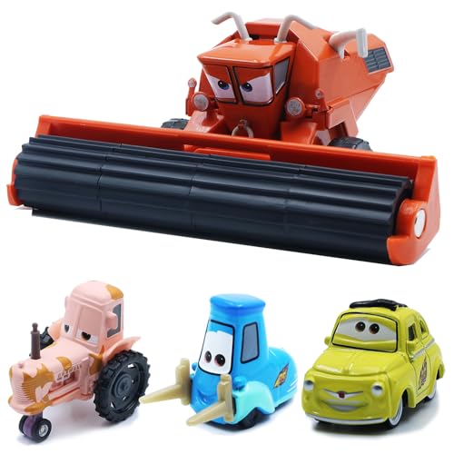 Metal Car Toy 1:55 Scale Diecast Mini Vehicles, Portable & Collectible Model Cars for Kids 3 for Boys and Girls (4PCS)