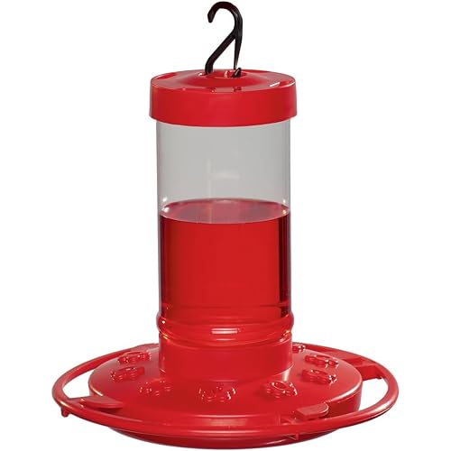 First Nature 993051-546 16 oz. Hummingbird Feeder, Red
