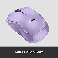 Vista 7 de Logitech Ratón inalámbrico silencioso, morado (renovado)