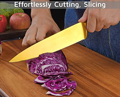 Golden-Kitchen-Knife-Set-5-Piece-WELLSTAR-Razor-Sharp-German-Stainless-Steel-Blade-and-Ergonomic-Handle-with-Gold-Titanium-Coated-Chef-Carving-Bread-Utility-Paring-for-Cutting-and-Peeling-Gift-Box