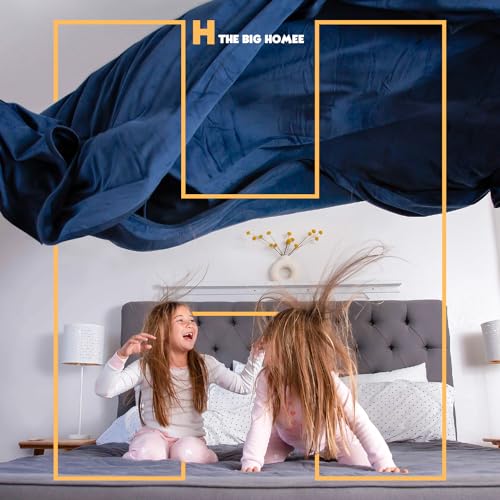 Image of HomeSmart Products Oversized Blanket 150x100 Inches - Giant Family Blanket, 12.5x8.5 Feet, Huge Throw for Multiple People, Soft & Cozy