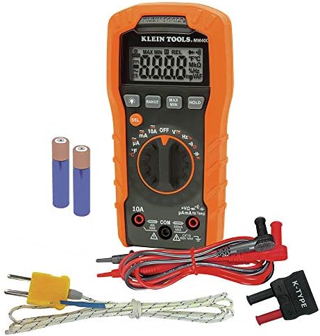 Klein Tools MM400 Multimeter, Digital Auto Ranging, AC/DC Voltage...