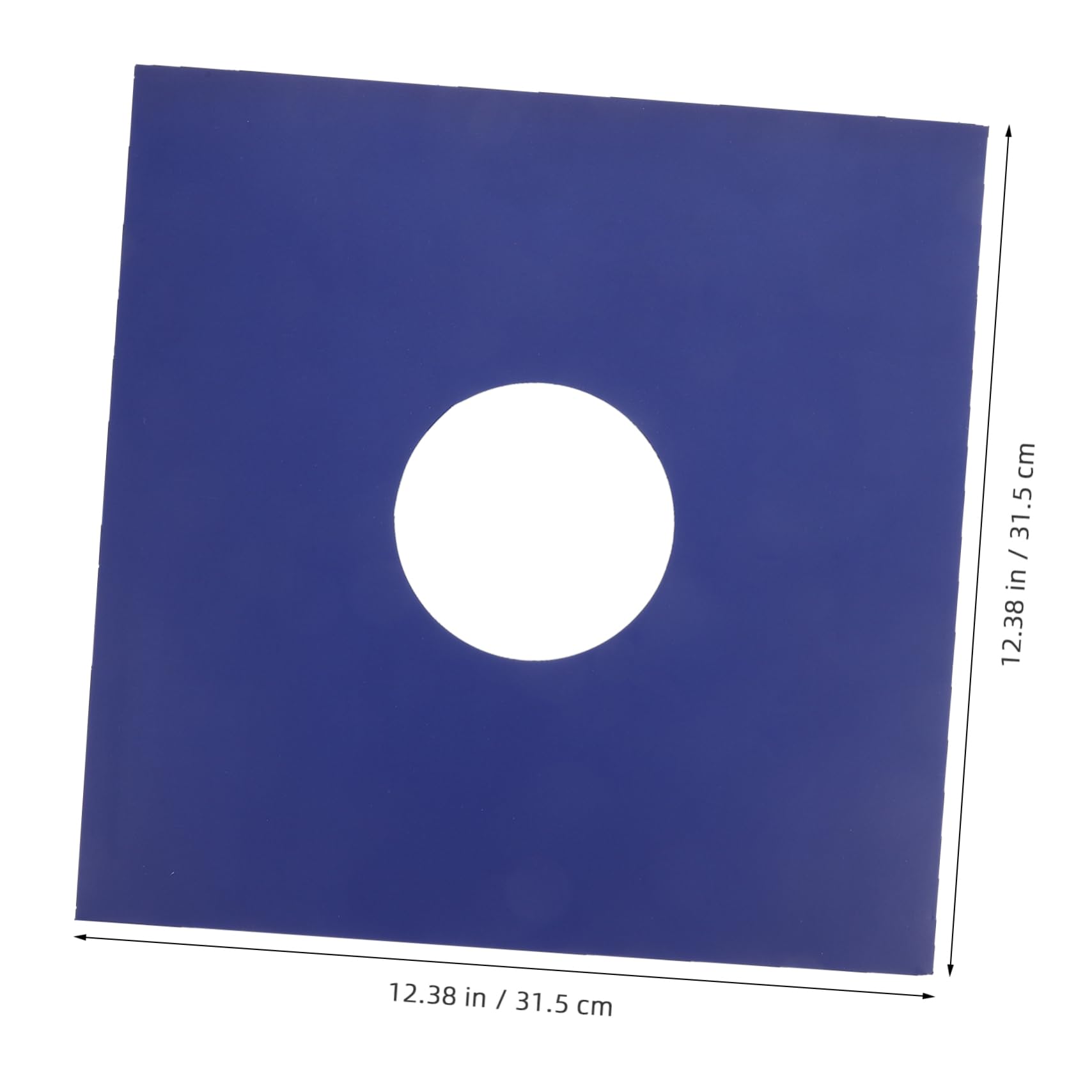 Custodia Giacca per Dischi in Vinile 12 Pollici in Carta Kraft Blu, Protezione Resistente per Album Vinile, Confezione da 10 Pezzi per Conservare e Mantenere Puliti i Dischi