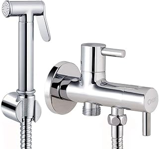 Comprar Kibath 414151 higiene íntima con instalación sin Obra sustituto del Bidet. Grifo para WC. Sólo Agua fría, Cromo Brillo