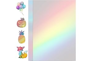Holographic Sticker Paper -- Your Crafting Companion for Eye-Catching Designs