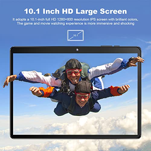 Eaglesoar Tablet 10 Zoll, Tablet Android 12, 2MP 5MP Double Camera, Double Speaker, Quad Core, 2GB RAM 32GB ROM (Erweiterbar auf 128GB),1280x800 HD IPS Touchscreen, WiFi, Bluetooth, 6000mAh Battery – Bild 3