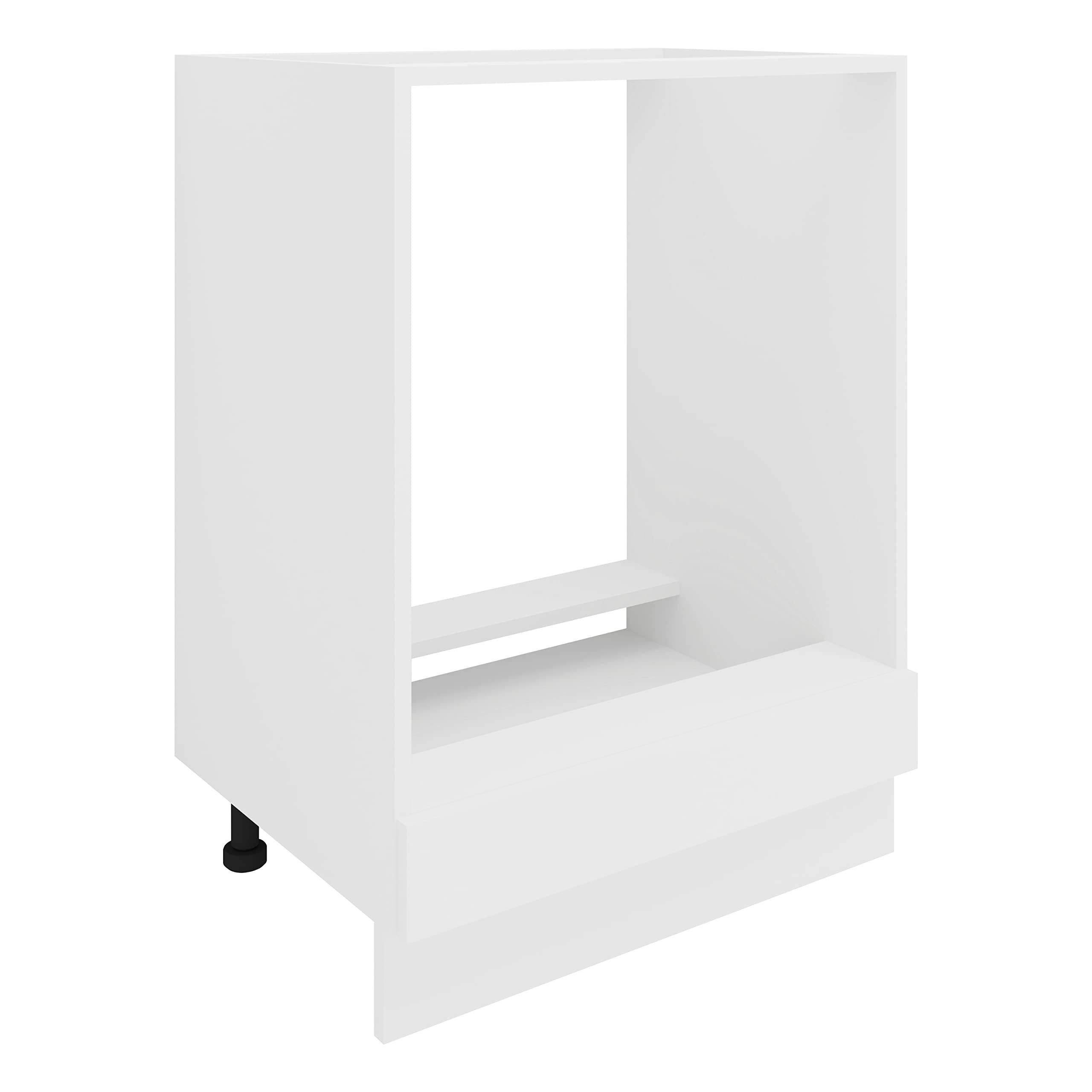 Ofenschrank | Maße ca. H. 82 x B. 60 x. T. 46 cm | Herdumbauschrank | verstellbare Füße | Backofenschrank Esilo