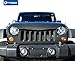 TYGER Angry Grille Shell Replacement fits 2007-2017 Jeep Wrangler JK