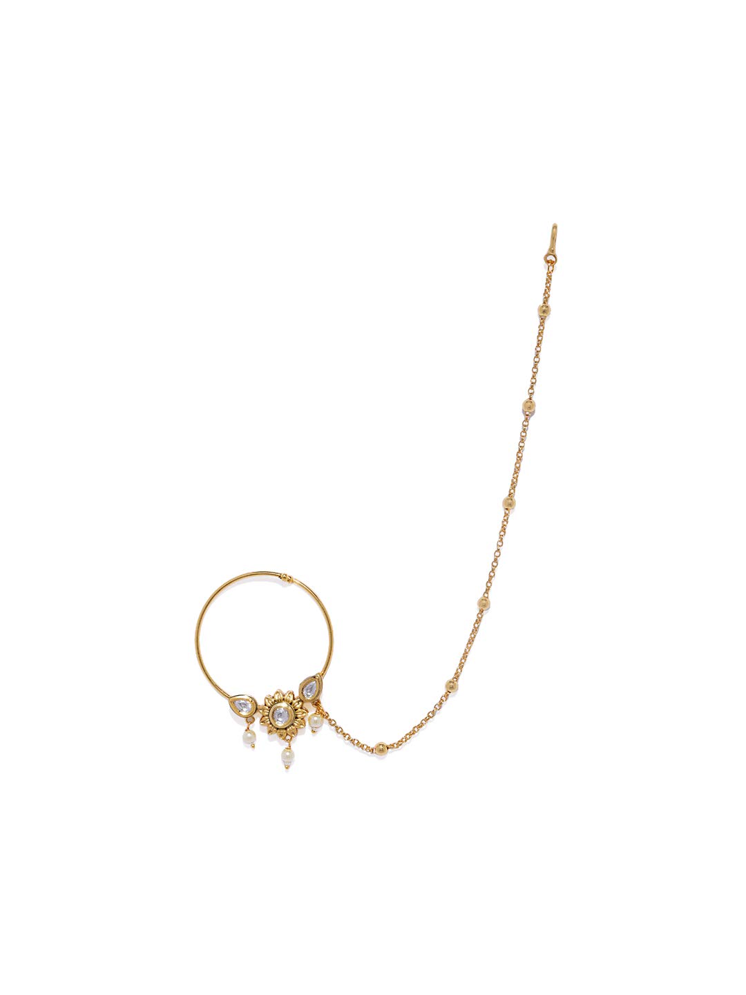 See full amazon price history chart for ACCESSHER jewellery Vilandi Kundan Gold Nose Ring With Chain for women and girls pack of 1 | Gifting for Karwachauth | ACCESSHER jewellery Vilandi Kundan Gold Nose Ring With Chain for women and girls pack of 1 | Gifting for Karwachauth | (B07Q7Q915Q) Amazon Price History, Amazon Price Tracker