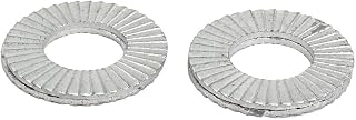 New Lon0167 10mm Inner Dia Carbon Steel Wedge Locking Washer Silver Tone 4 Pcs(10mm Innendurchmesser Kohlenstoffstahl Keilsicherungsscheibe Silber Ton 4 Stück
