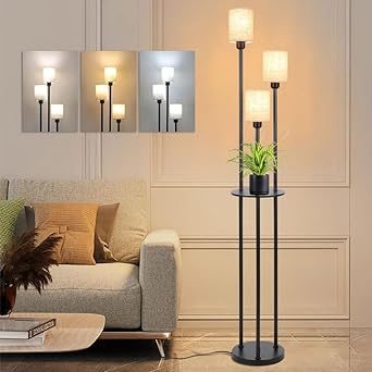 Winverty Rattan Stehlampe Wohnzimmer, Boho Standleuchte Bogenlampe mit Fußschalter & Rattan Lampenschirm, Vintage Stehleuchte E27 für Wohnzimmer Schlafzimmer 1.65M