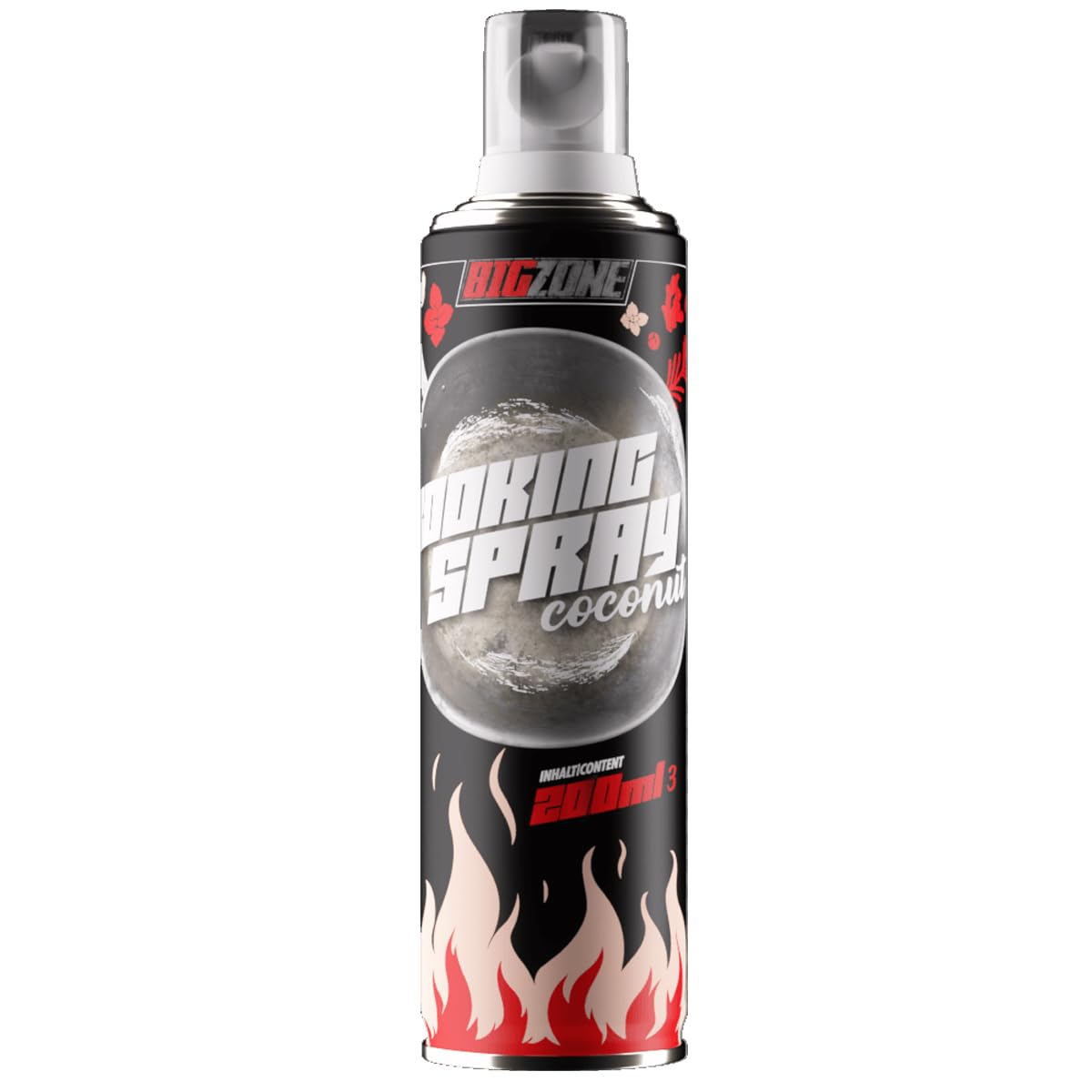Big Zone Cooking Spray Kochspray Koch Spray zum Kochen & Einfetten Coconut / Kokosnuss 3er Pack Set