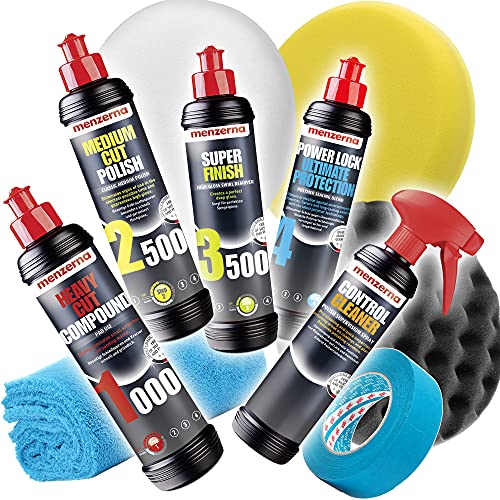 Kit de polissage Menzerna 250ml pour supprimer les micro-rayures de carrosserie