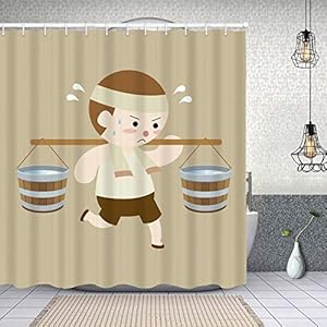 Dfform Wodoodporna Zasłona Prysznicowa 180x180 cm