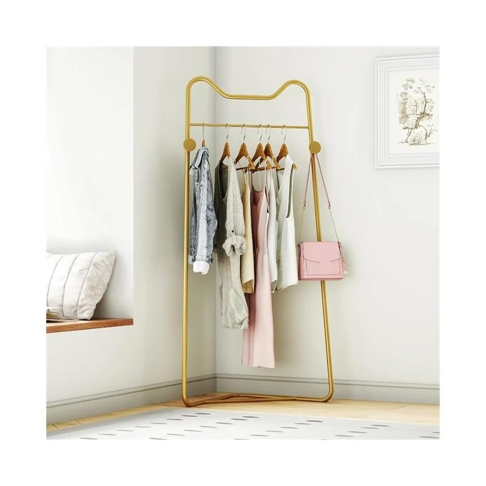 Dh2yjnbf3 Standing Freestanding Corner Coat Rack Modern Clothing Hall Tree With 2 Hooks For Clothes Hat Scarf Hallway