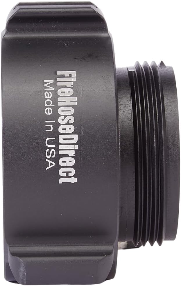 Aluminum 3" Female NPT to 2 1/2" Male NH Fire Hose Adapter