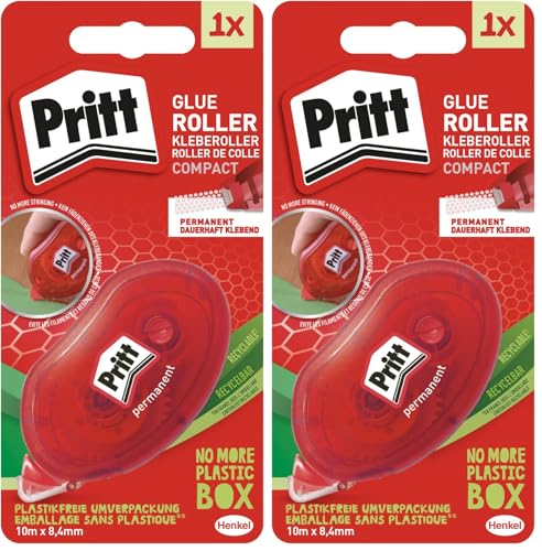 Pritt 2110050 Rullo Colla Permanente Compatto (Confezione da 2)