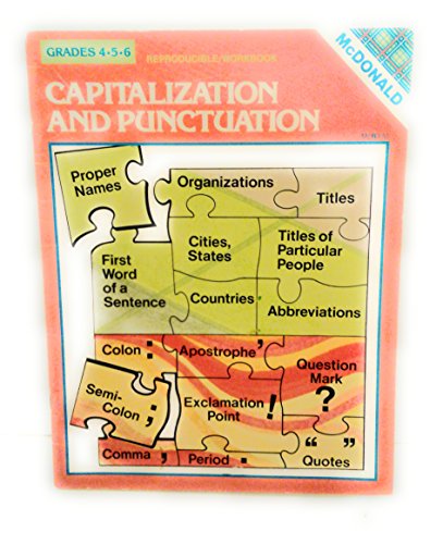 Capitalization and Punctuation reproducible wir... 1557082367 Book Cover