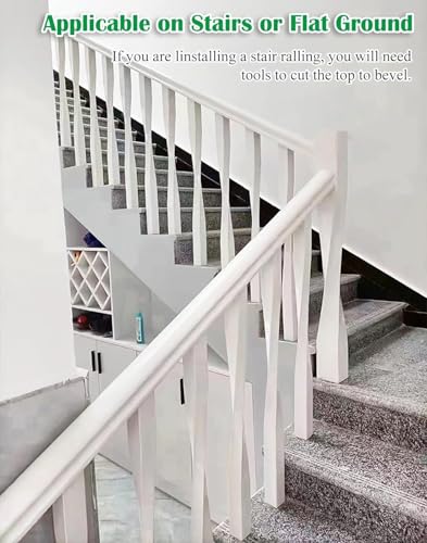 Barreaux d'escalier en bois pour réparer une rampe abîmée - 4