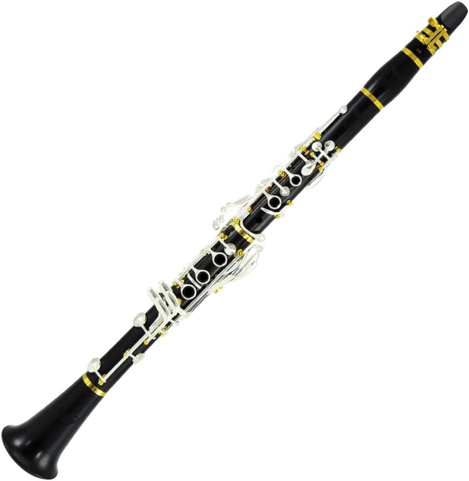 R17 professional performance level ebony wood silver plated 18 keys Bb tone clarinet