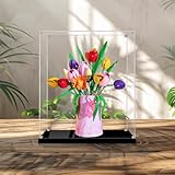 Transparent Acrylic Display Case for Lego 11501 Tulip Bouquet Model, Clear Box, Storage Box, Dustproof Box (Model not Included) (2mm)