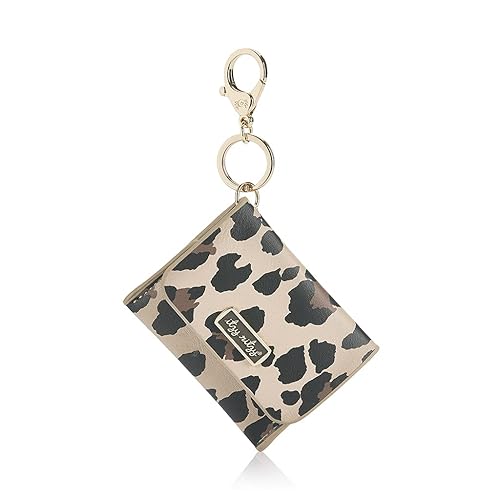 Miniatura 4 de Itzy Ritzy Itzy Mini cartera titular de la tarjeta y dije de llavero se puede enganchar a la bolsa de pañales, bolso, bolsa de viaje o llavero