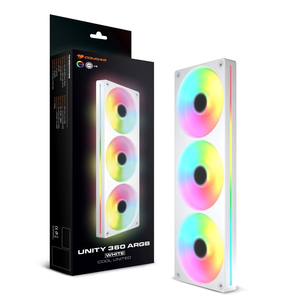 Amazon | COUGAR Unity360-FW ARGB 一体成型タイプのシングルフレ
