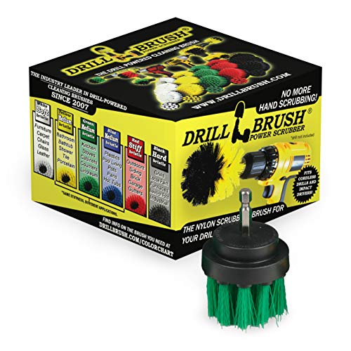 Drillbrush 小径パワースクラブそして、クリーニングブラシ、浴室表面、浴槽、タイル、グラウト、シンク、磁器を洗浄するための