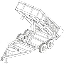 Johnson Trailer Parts 7x14 Dump Trailer Plans, 14,000 lb Capacity, DIY Blueprints, Step-by-Step Instructions, DT714-14J