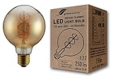 Sustituye la bombilla incandescente E27 G95 de 25 vatios