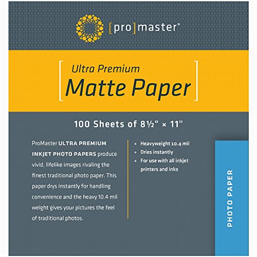 ProMaster Ultra Premium Matte Paper - 8 1/2