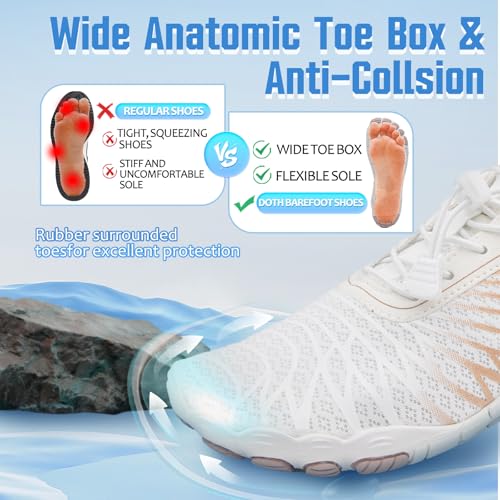 Grounding Shoes for Women, Hike Grounded Footwear for Men, Wide Toe Box Non-Slip Breathable Quick Dry Barefoot Shoes4