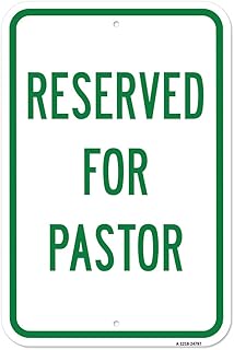 Reserved for Pastor | 12