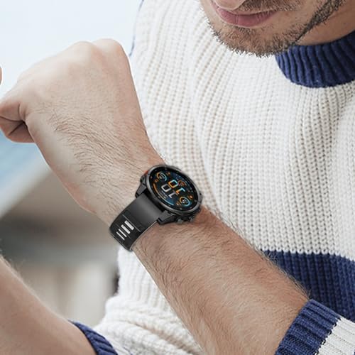 Correa silicona 22mm compatible Garmin Fenix 8 Pro miniatura 5