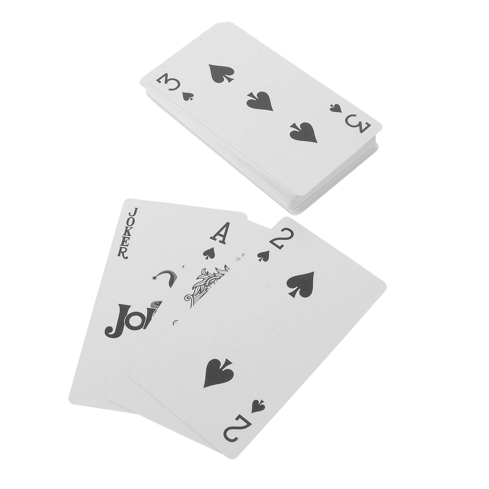 12 Set Carte da Gioco in Plastica Strette per Gioco di Carte Tradizionale,