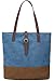 S-ZONE Women's Canvas Tote Lightweight Shoulder Bag Ladies Handbag Shopping Purse