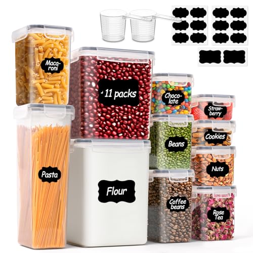 ComSaf Airtight Food Storage Containers with Lids, 11 Pcs Caniste...