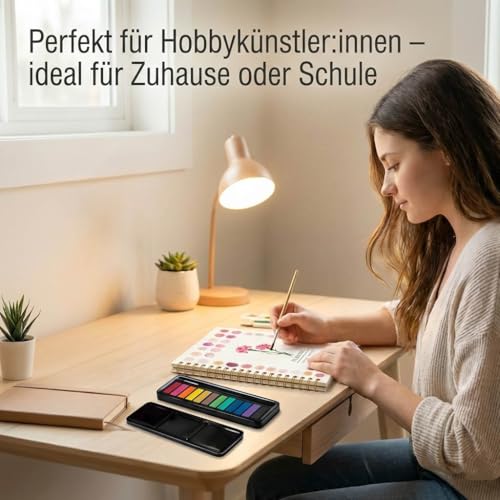 Aquarell-Arbeitsbuch, Aquarellfarben Arbeitsbuch Enthält 12 Szenen Im Gleichen Stil, Malbuch für Erwachsene Anfänger, Kunsthandwerk für kreative Erkundung, Geschenk für Frau (Vögel)