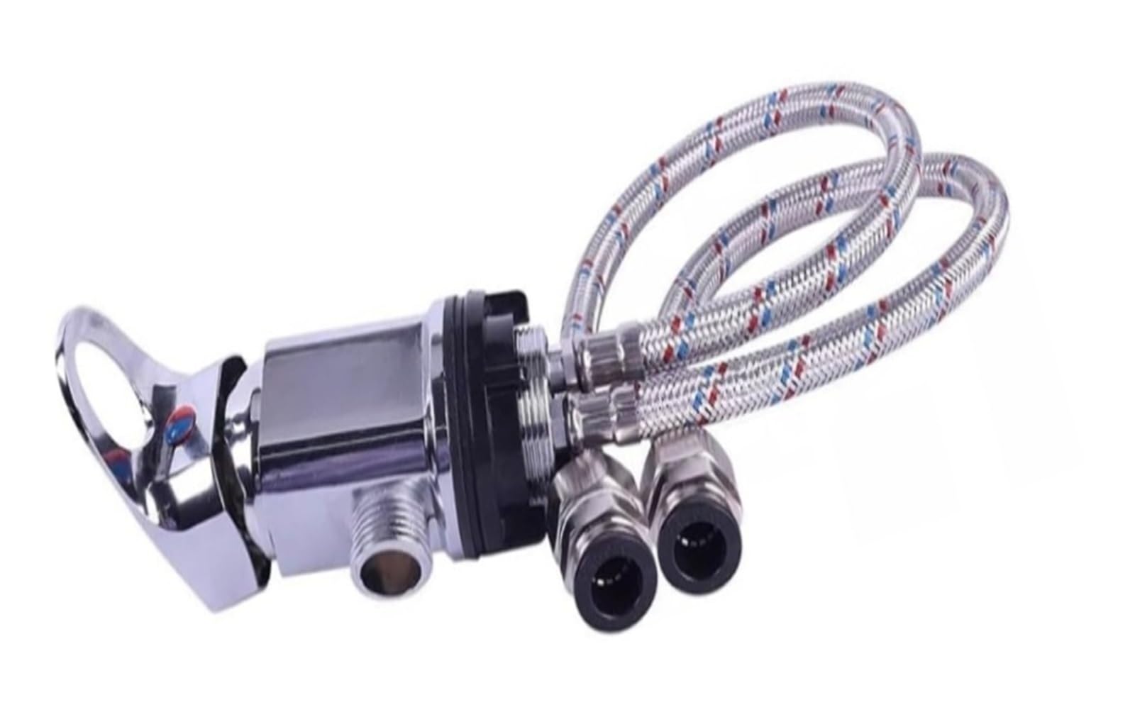 Rubinetto Miscelatore Doccia RV 12 Funzioni 800mm Colletti in Acciaio Inox