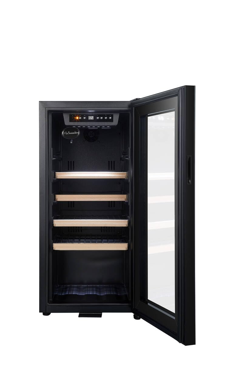LA SOMMELIERE Cave de mise à température LS38BLACK 38 Bouteilles