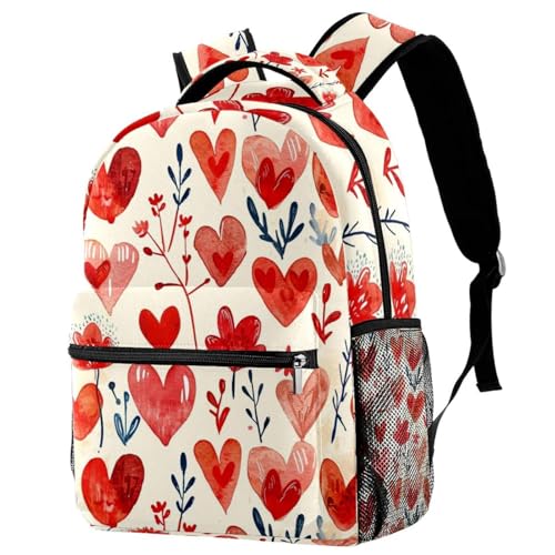 Sac d'école pour adolescents rouge qui soulage le dos des enfants