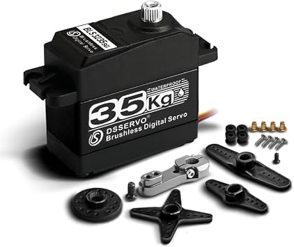 35kg Brushless RC Digital Servo High Torque Full Metal Gear IP67 Fast Steering Motor - 270 Degree